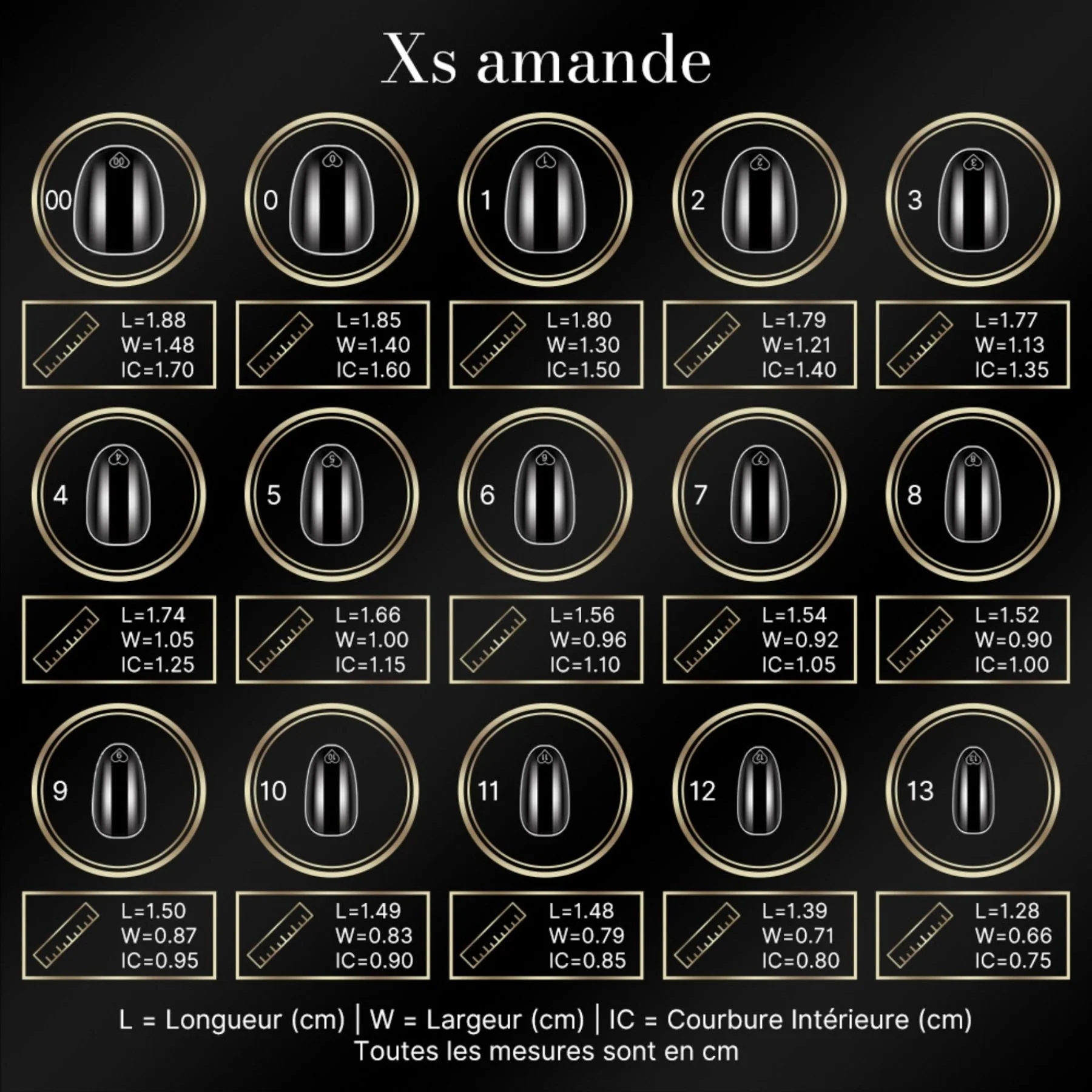cap's nails xs amande - Capsules américaine - Image 4
