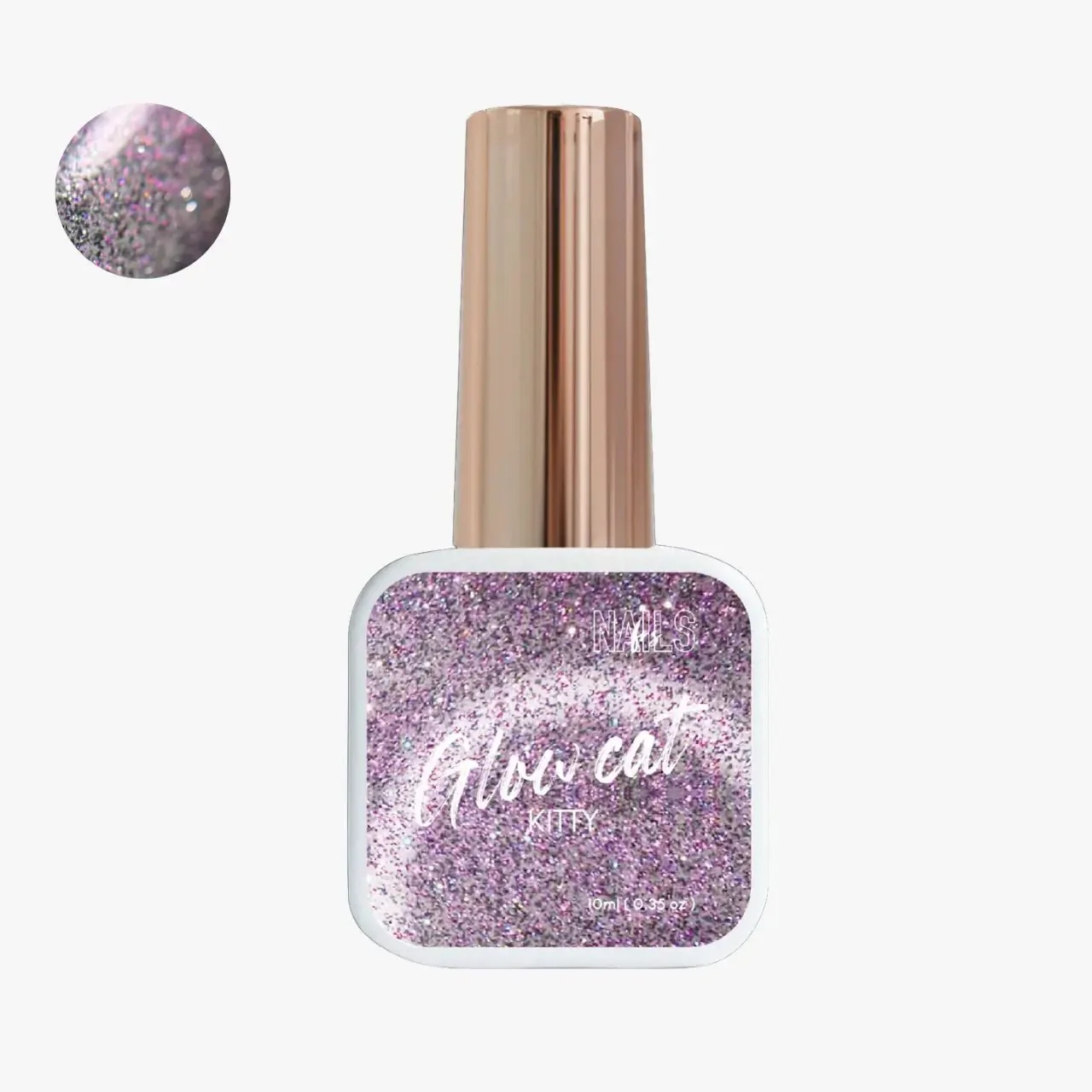 top coat glow cat kitty